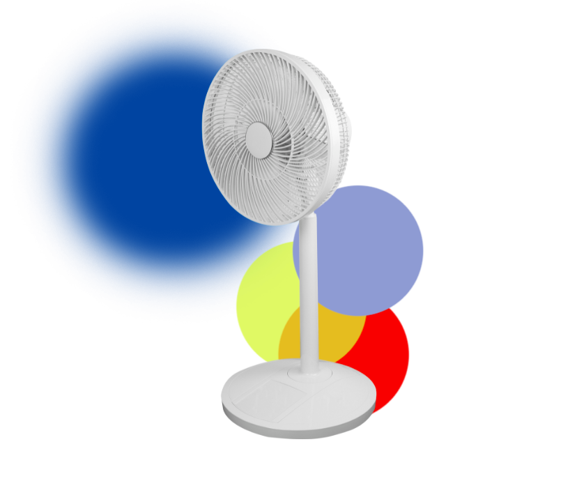 Un ventilateur.
